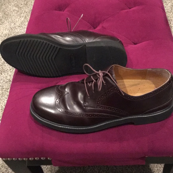 3/$60 Rockport Ortho Drk Brown Oxford dress shoes - Picture 1 of 7